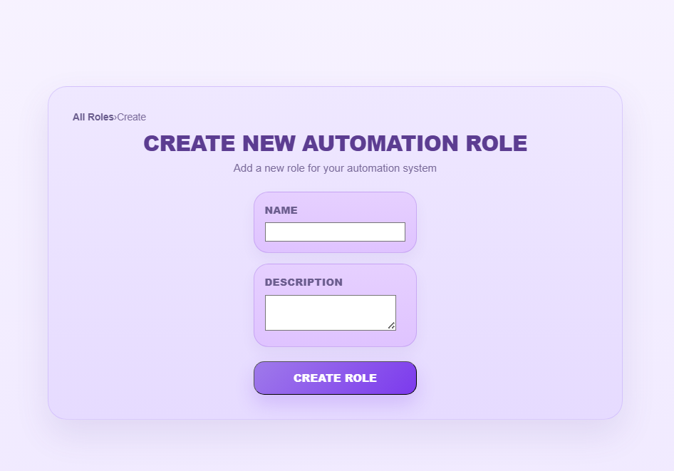 Create Role